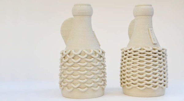 荷蘭公司vormvrij 3D 用粘土為材料打印大型陶瓷件