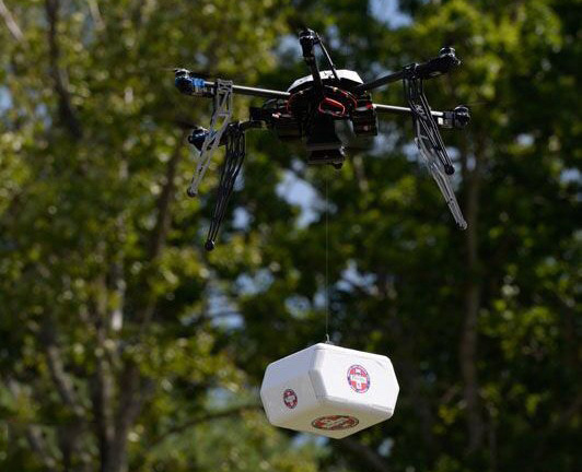 Flirtey用3D打印無人機進行首次從船到岸運輸測試