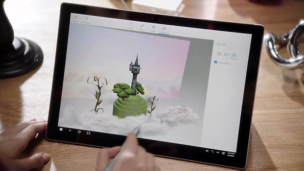 微軟將3D建模應(yīng)用集成到Windows 10 Insider