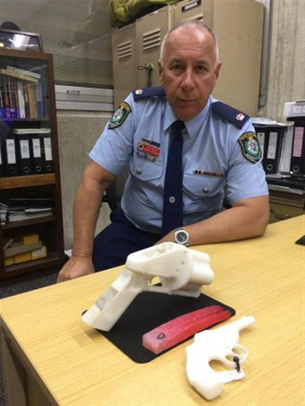 澳大利亞警方警告：3D打印手槍會造成嚴(yán)重威脅