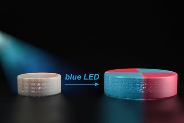 麻省理工學(xué)院用LED燈改變3D打印對(duì)象化學(xué)結(jié)構(gòu)