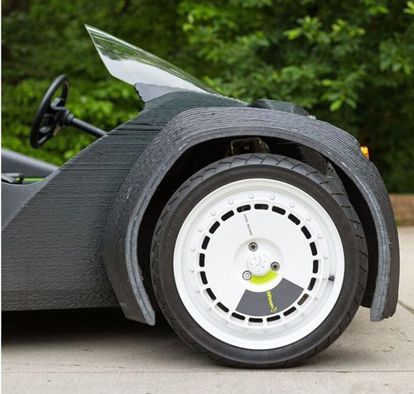 世界上第一輛用3D打印的汽車是什么樣？