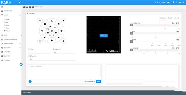 FABtotum推出3D打印機(jī)全新操作系統(tǒng)FABUI COLIBRI