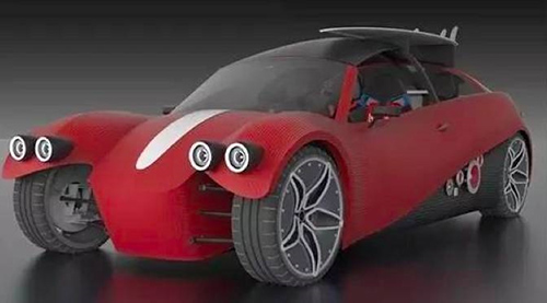 全球首輛3D打印跑車即將誕生！