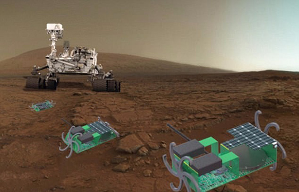 NASA研發(fā)新款機器人 可折疊到巴掌大小