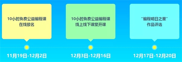 2018全球編程1小時活動大幕將啟，童程童美10小時免費編程課重磅推出！
